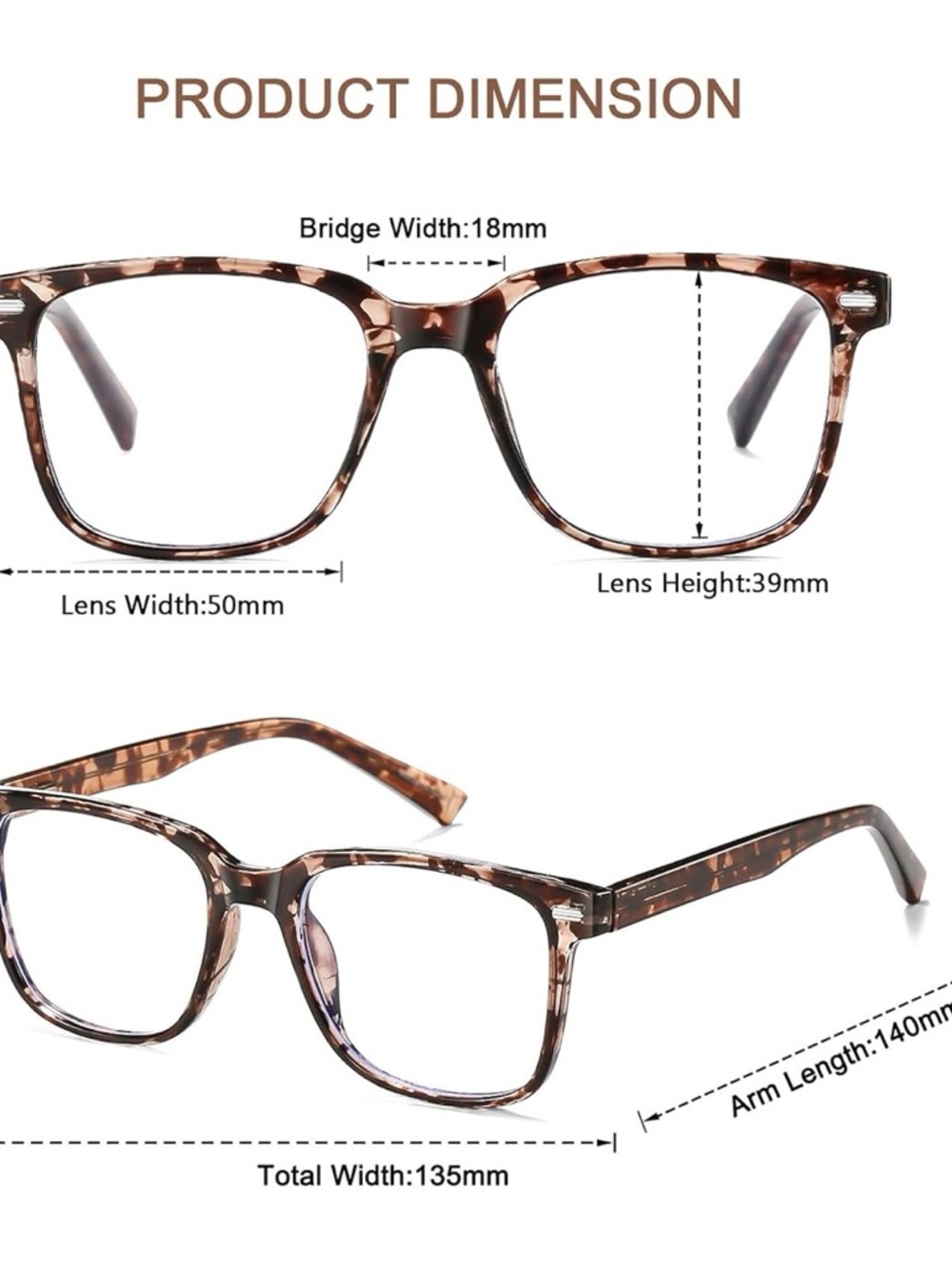 Reading glasses with blue light frames 1.0 - Picture 4 of 6